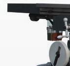 Gegenhalter und Aufnahme für Scheibenfräser Verstellbares Gleitlager mill * MT 200 -