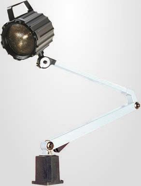 Rundreflektor Montageplatte Verrippter stabiler Aluminium-Leuchtenkopf zum Schutz gegen Wasser, Öl, Staub und Stöße