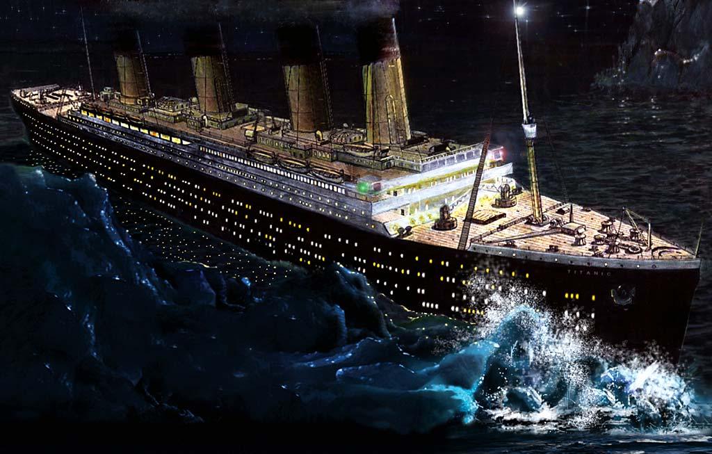 Titanic Wie viel sieht an von eine