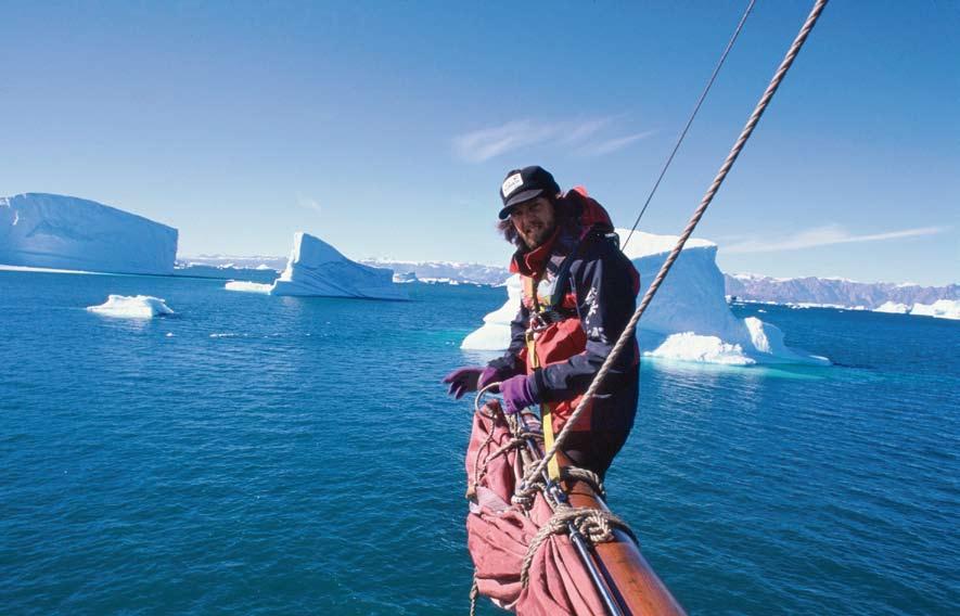 20 Träume leben Die arktischen Regionen sind Arved Fuchs zweite Heimat: ob mit der»dagmar Aaen«rund um den Nordpol mit der»james Caird II«auf Shackletons Spuren»Natur wird konsumiert.