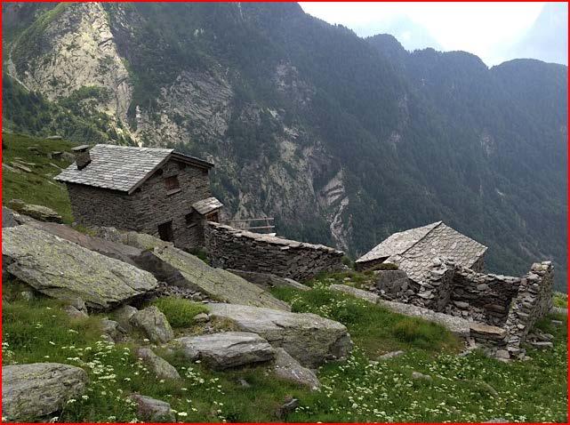 Hütten bei Alpigia Tourenbericht Bergtour / Wanderung von