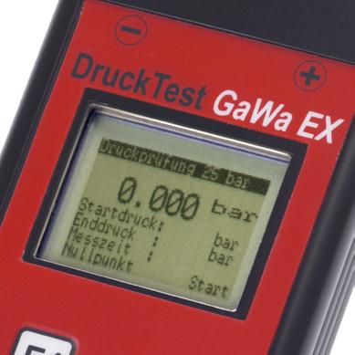 Digitalmanometer Drucktest GaWa EX Die Digitalmanometer ermöglichen schnelle und präzise Druckmessungen, bei einfachster Handhabung und vielfältigen Einsatzmöglichkeiten.