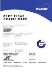 Und das Zertifikat nach DIN EN 13241-1 bestätigt, dass alleprodukte die hohen Sicherheitsanforderungen der europäischen Tore-Produktnorm erfüllen.
