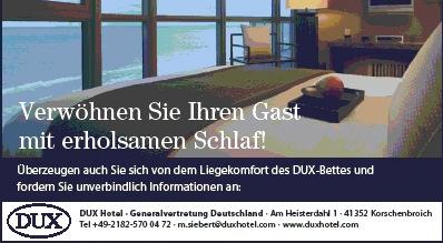 Allgemeine Hotel- und Gastronomie-Zeitung 31. Mai 2008 Nr. 22 der hotelier 5 ihre Zahlen nicht veröffentlichen, 2006 fehlten die Umsätze der Dorint Hotels.