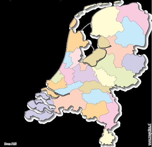 Gebietsübergreifende Standortplanung Beispielhafte Analyse für die Niederlande Unterteilung in 24 Regionen Bedarf der Regionen linear zur Bevölkerung angenommen; Anzahl an Einsätzen pro Jahr im