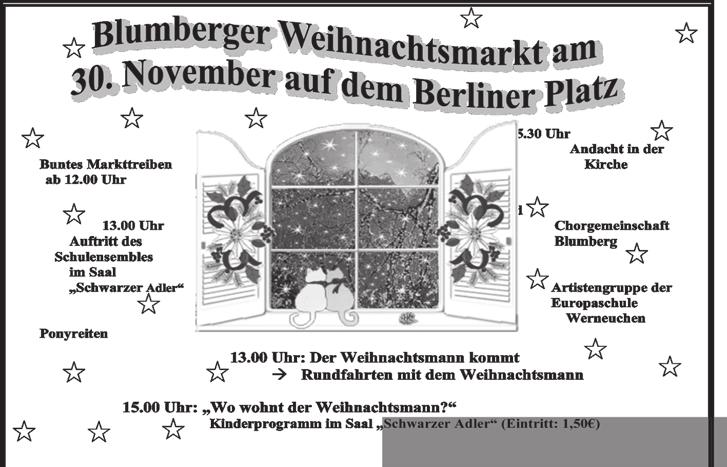 OT BLUMBERG Amtsblatt für die Gemeinde Ahrensfelde 18.11.2008 Seite 22 Treff der Volkssolidarität Hallo, liebe Senioren in Blumberg, zu unserem monatlichen Nachmittag, der am 26.