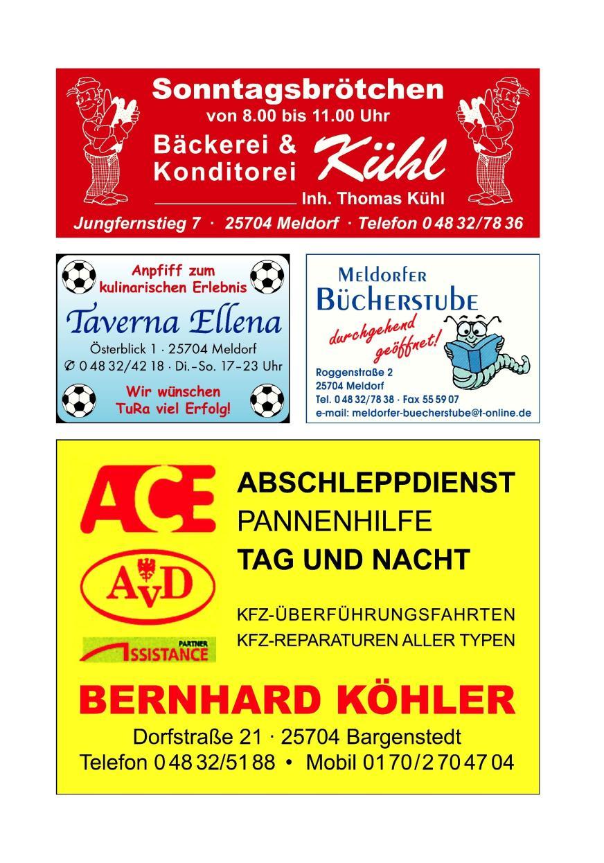 B❶-Junioren Kick mit! Förderverein TuRa Meldorf Jugendfußball e.v. Unterstützen Sie unseren Nachwuchs.