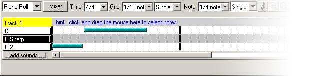 NoteOn DeltaTime: 0 Channel: 1 NoteNumber: 26 Velocity: 100 NoteOn DeltaTime: 960 Channel: 1 NoteNumber: 26 Velocity: 0 In unserem Beispiel soll TimeDevision im PPQN Format vorliegen und eine ¼ Note