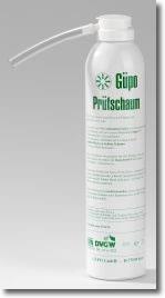 Güpo Leckage-Spray Artikelbezeichnung /Stück Artikelnummer Form Inhalt Güpo flex Prüfschaum, frostsicher, -15 C bis +70 C DVGW zertifiziert!