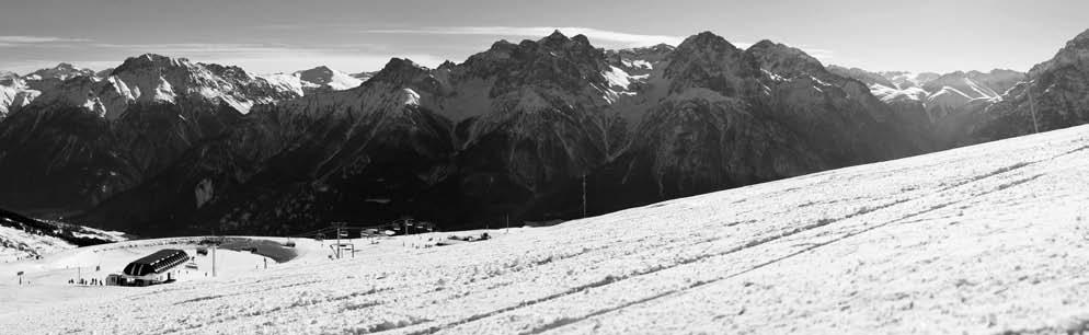 Das Skigebiet Motta Naluns mit Sicht auf die Unterengadiner Dolomiten Inhaltsverzeichnis Botschaft des Präsidenten / Il pled dal president 3-4 Marketing im Jahr 2013 5-6 Angebotsentwicklung 7