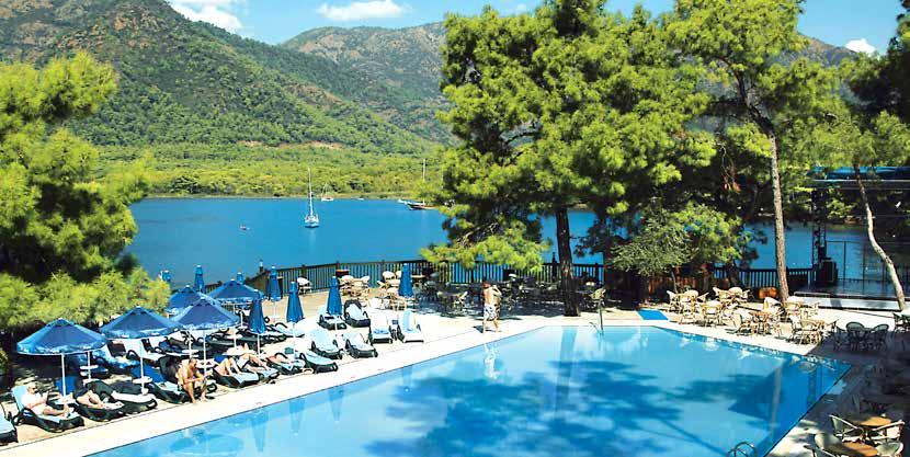 Türkei 33 SENSIMAR MARMARIS IMPERIAL r TÜRKEI SÜDTÜRKISCHE ÄGÄIS MARMARIS Malerische Landschaft und kristallklares Wasser: die ideale Voraussetzung für einen ruhigen Urlaub zu