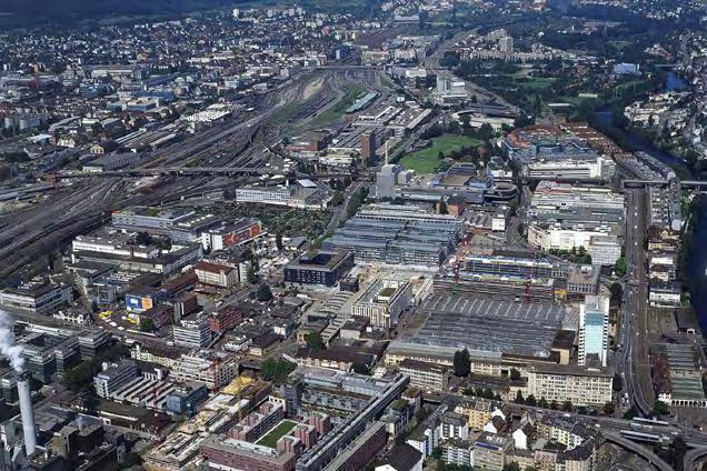 Zürich West im Überblick 1 000 000 m2 Bevölkerung: rund 3 000 (Prognosen: 7 8 000) Bevölkerung: