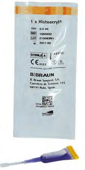 Braun Histoacryl Gewebekleber 20.60 22.90 143. 168.25 Histoacryl Gewebekleber blau 1050052 Pack 5x 0,5ml Art. Nr. 2560107 168.25 143.