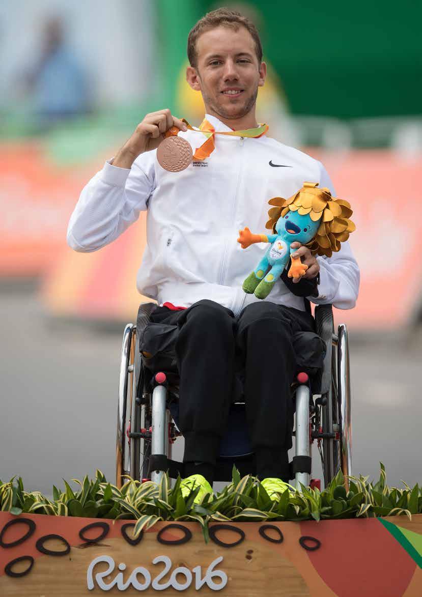 Paralympics in Rio 2016 Tobias Fankhauser: Bronzemedaille für den Kämpfer Das Zeitfahren musste der Handbiker aus Hölstein noch wegen eines technischen Defekts aufgeben.