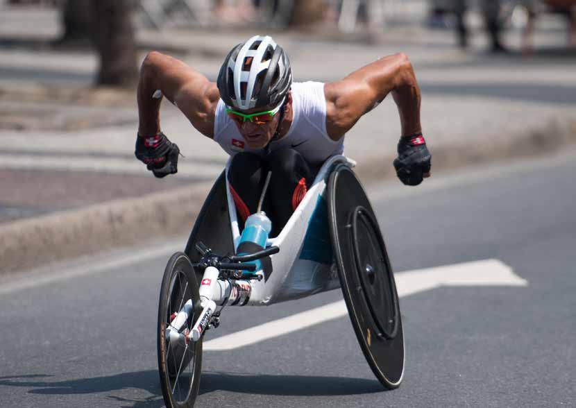 Paralympics in Rio 2016 Leichtathletik Heinz Frei: Materialprobleme beim Marathon Bereits nach einem Kilometer brachen die Handschuhe des