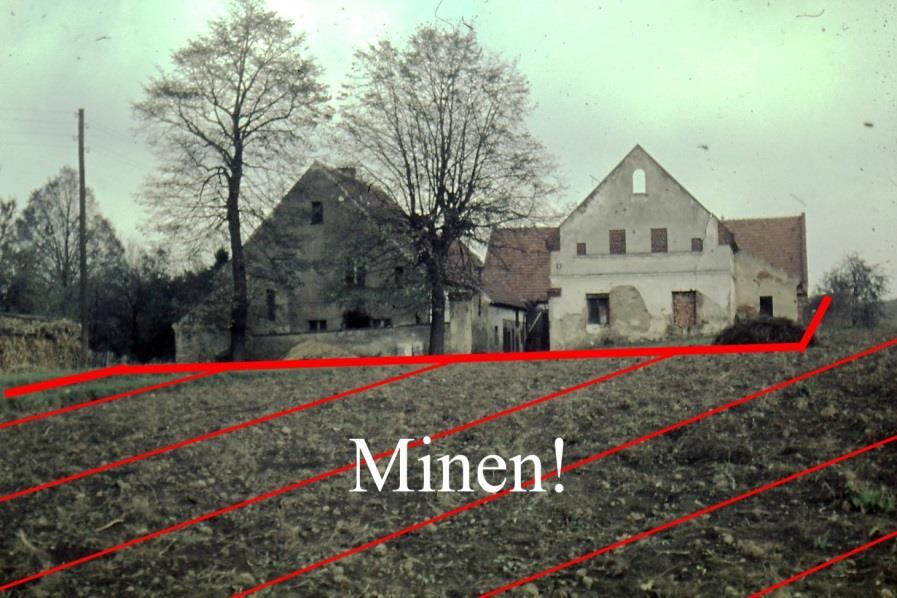 Bild 9: Die Ruine des zerstörten Wohngebäudes im Wittwar schen Gut bestand noch Jahrzehnte nach dem 2. Weltkrieg.