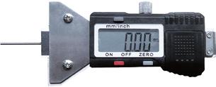 Digital caliper With locking screw Measurement bridge 100 mm Battery CR2032 3V Messstift / measunring pin Länge/length 5 mm / Ø 2 mm A = 100 mm B = 5 mm 100-826 100-90 Messstift /