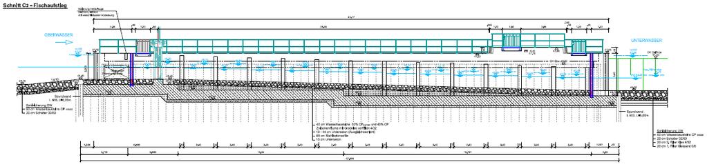 WASSER- UND BODENVERBAND NÖRDLICHER SPREEWALD Ersatzneubau Wehr Krausnicker Strom mit Schleuse und FAA Parameter Schlitzpass Wehr Krausnicker Strom Bemessungsfisch Barbe, Zander, Hecht Anzahl an