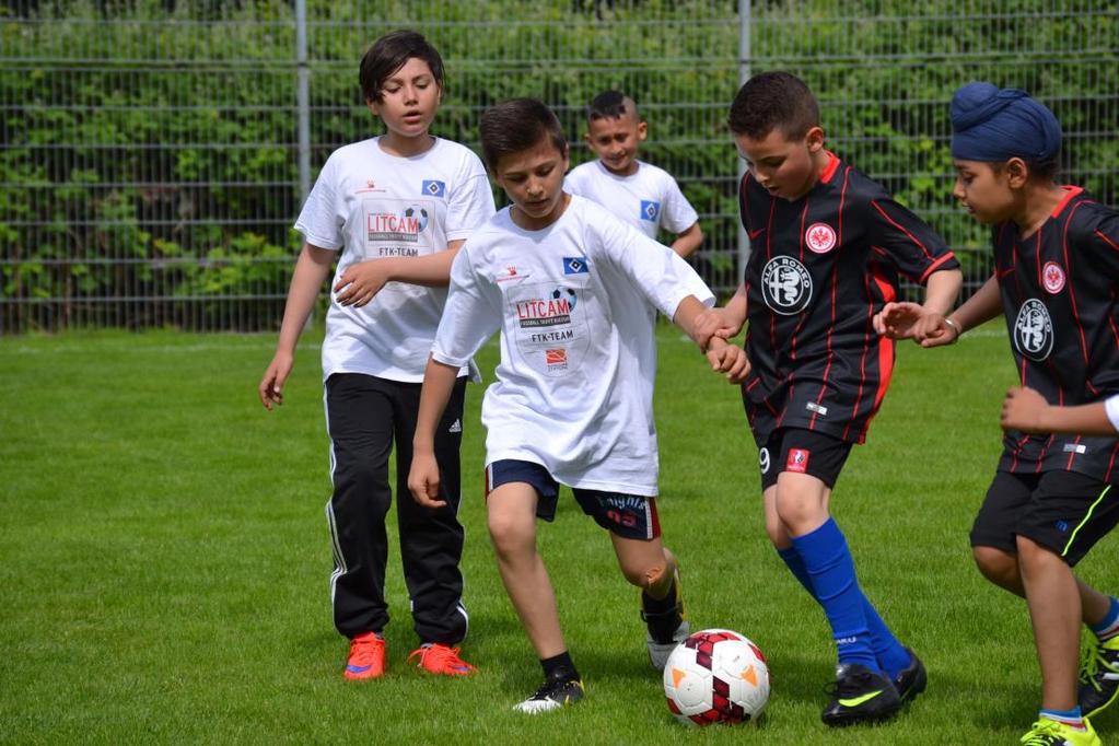 Die Teams der Michael-Ende-Schule spielten in zwei Gruppen: U10 und U14.