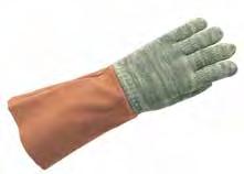 Chemikalien-Schutzhandschuh aus Polychloropren mit Baumwollvelourisierung, gute Flexibilität und ausgeprägtes Handflächenprofil erlauben bestes Tastgefühl und sicheren Griff, für