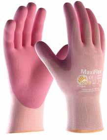 Active TM MaxiFlex Active MaxiFlex Active ist ein atmungsaktiver Handschuh, der dafür sorgt, dass Sie sich während und nach der Arbeit wohlfühlen dafür werden Tausende mikroverkapselter Spezialstoffe