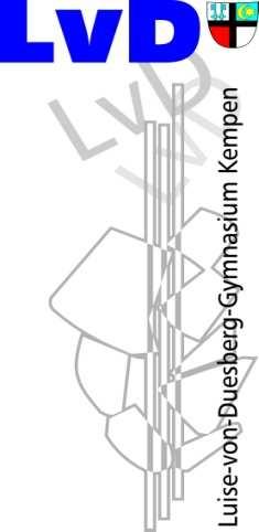 Luise-von-Duesberg-Gymnasium Kempen Schulinternes Curriculum für das Fach Philosophie (Sekundarstufe II) Vorstellung der Fachschaft Philosophie am Luise-von-Duesberg-Gymnasium Das