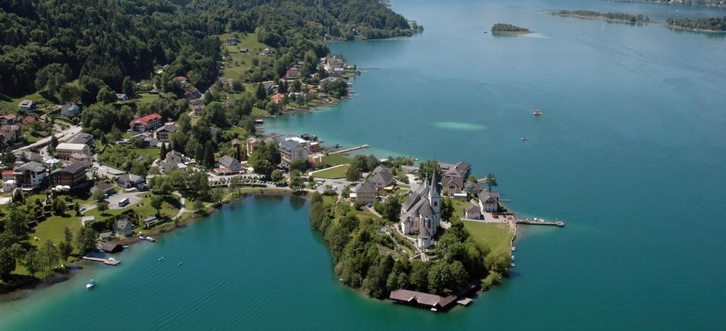 Halbinsel und Wallfahrtskirche Maria Wörth München Fahrtroute Wörthersee