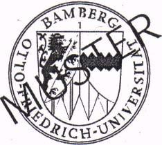 Anzeige zum neuen Dienstsiegel der Otto-Friedrich- Universität Bamberg die Otto-Friedrich-Universität Bamberg informierte darüber, dass gemäß Art. 11 Abs.