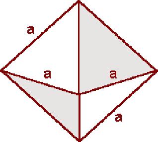 Reguläres Oktaeder Ao = Oberfläche V = Volumen a = Seitenlängen Volumen V = (a 3 / 3) * Wurzel(2) OktaederR_Volumen(V; a) a = Wurzel 3 ((3 * V) /