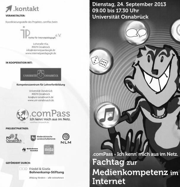 http://www.compass-netzwerk.de/index.php?compass-fachtag-2013 http://www.internetpaedagogik.