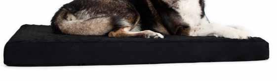Hundematratze mit dem Back on Track- Außenmaterial wirkt druckentlastend und hilft bei