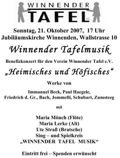 Frauen Miteinander: Am Mittwoch, 24. Oktober 2007, 20.00 Uhr spricht Frau Elisabeth Wagenknecht über das Thema Ein gesundes Selbstwertgefühl. Wie wir uns und andere darin stärken können.