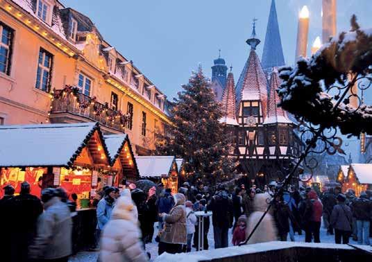 Mit seinen vielen Lichtern taucht der riesige Weihnachtsbaum den Marktplatz im Advent in eine weihnachtliche Atmosphäre Donnerstag, 11.