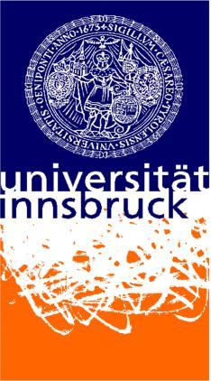 Ich beantrage, die an der Universität Innsbruck im Rahmen des Diplomstudiums Wirtschaftsrecht, Mitteilungsblatt der Universität Innsbruck vom 25.06.2003, 30. Stück, Nr.