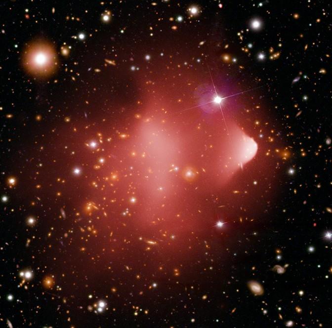 10 7 K Emission von Röntgenstrahlung Messung der Gasmasse möglich ( Chandra X-ray Observatory ) M Gal 0.