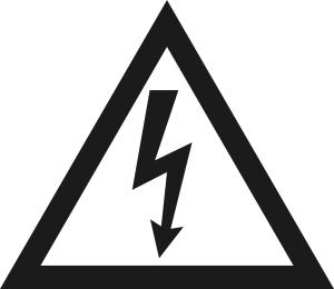 1. Sicherheitshinweise Vorsicht Die mit dem Symbol gekennzeichneten Anschlüsse führen so viel Spannung, dass die Gefahr eines Stromschlages besteht.