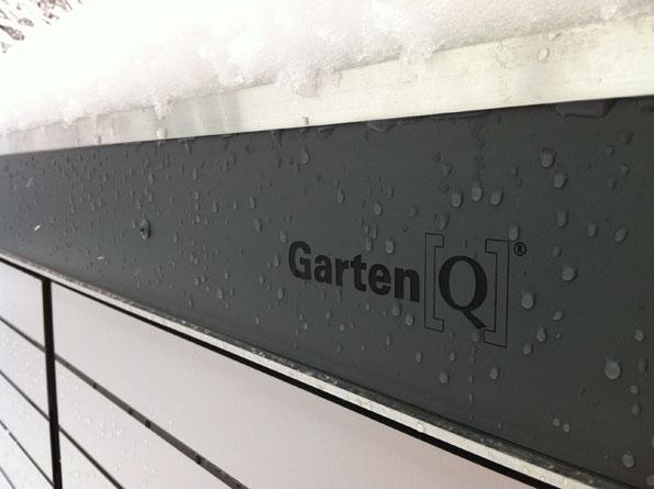 Materialien und Qualität Der Garten[Q]pure ist ein patentgeschützes Gartenhaus, das in Design und Funktionalität einzigartig ist. Alle Materialien sind wartungsfrei und hochwertig.