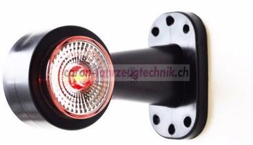 50 OFZ-194 LED Markierungsleuchte 12-24V rot / weiss Gerade, Li & Re, 80x96x47, 6