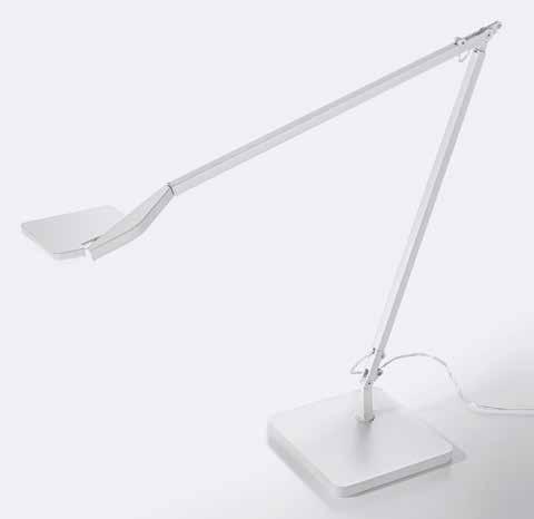 white or black powder-coated Swivelling and tilting 5-steps TOUCH dimmable on lamp head 3 different mounting