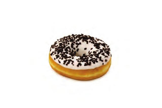 14/04/2014 White Vanilla Doony's Produktinformationen Artikelnummer 44479 Verkaufsbeschreibung Tiefgefrorener frittierter Hefeteig, Donut überzogen mit Zucker (22%) mit Vanillegeschmack, dekoriert