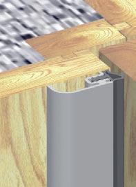 Sockel Abdeckprofil aus Aluminium Eiche unbehandelt Set für eine Tür bis 2 x 1m bestehend aus: - Schall-Ex