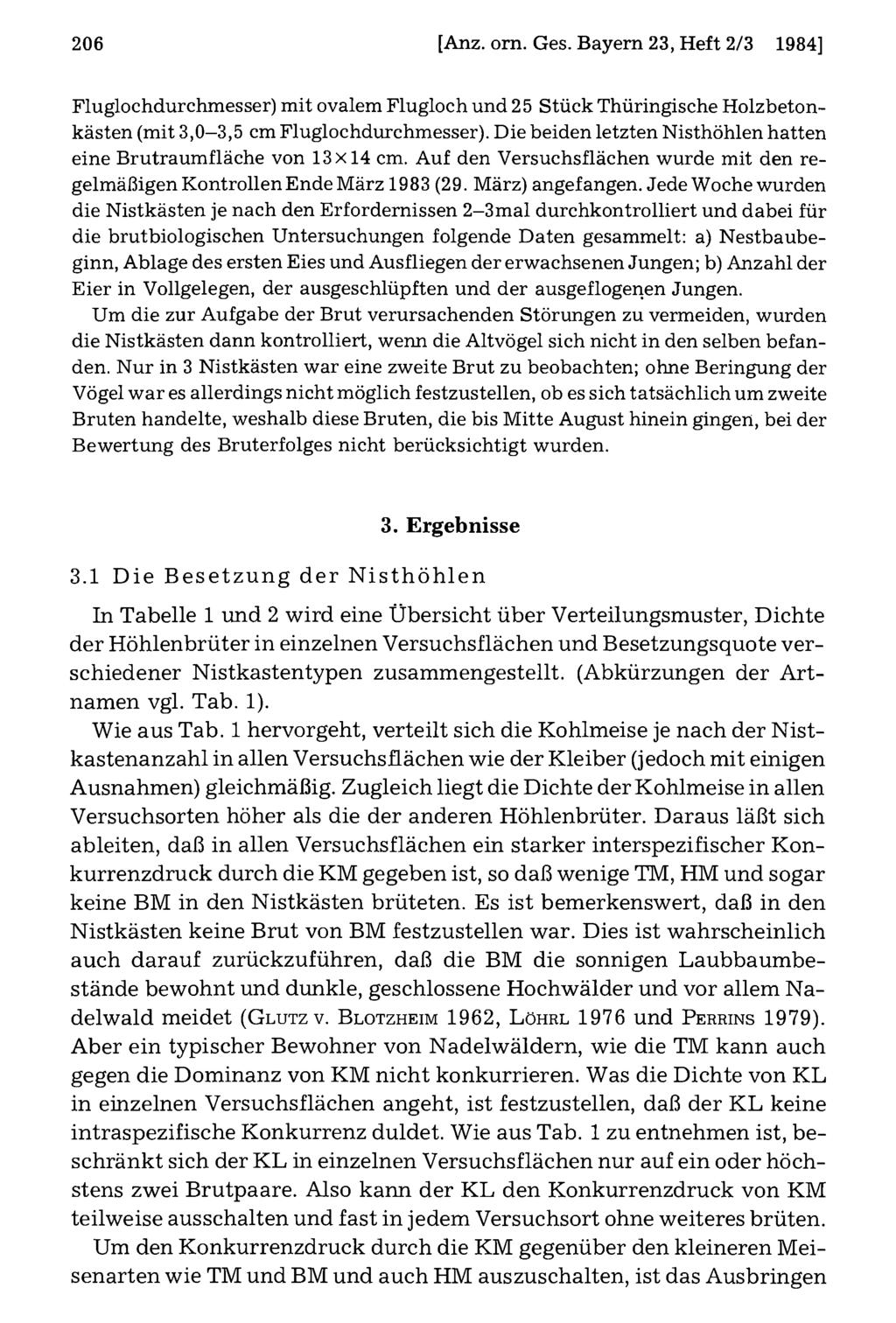 206 Ornithologische Gesellschaft Bayern, [Anz. download om unter. Ges. www.biologiezentrum.