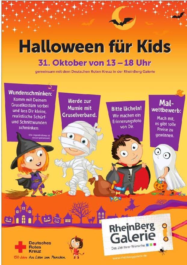 Halloween für Kids Verpackungsaktion in