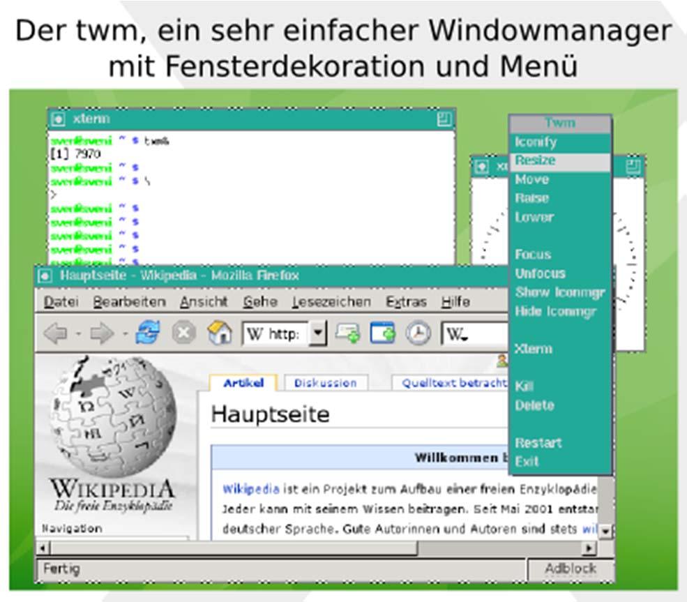 Windowmanager Beispiele