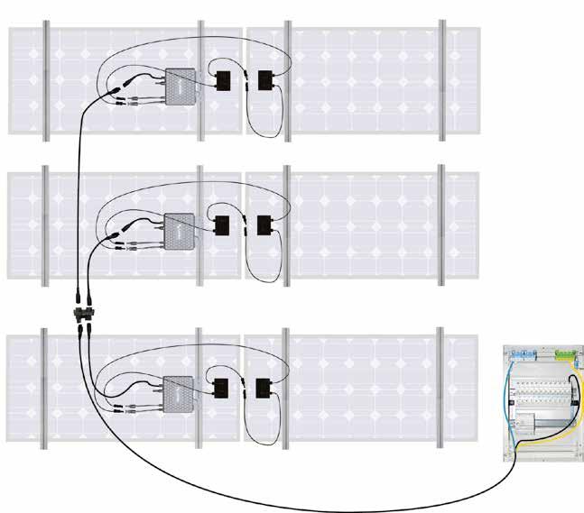 4 Montage des solar-pac 200-400 - 600 4.1 Verkabelungsschema fester Anschluss 4.1.3.