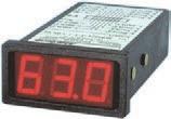 BCD Panelmeter BCD4824 Anzeige LED rot oder grün 3-stellig Anzeigehöhe 10 mm oder 14,2 mm Eingang BCD parallel oder multiplex Hilfsspannung 10.