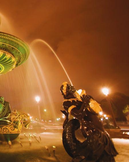 PLACE DE LA CONCORDE 7 Ecken des Platzes stehen Statuen, die französische Städte symbolisieren: Brest, Rouen, Lyon,