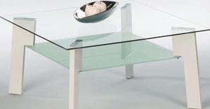 Tisch platte Glas. Ablageplatte Glas satiniert. B 80. H. T 80 cm.