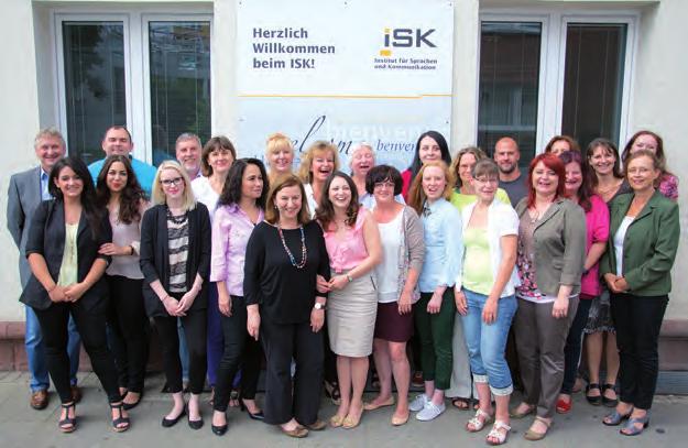 Die angestellten Mitarbeiter des ISK-Teams. Learn German in Hanover! The ISK was founded in 1997 and is now one of Hanover s largest language schools.