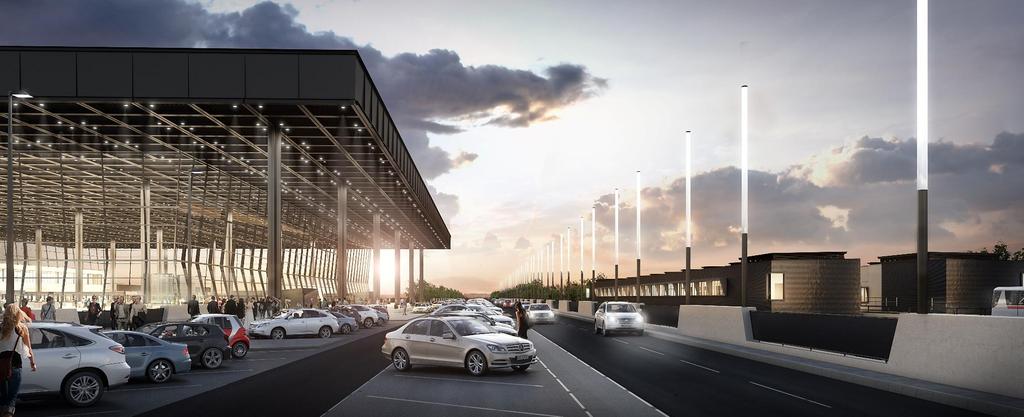 Baufortschritt Terminal 3 verläuft nach Plan Aktueller Fokus liegt auf Spezialtiefbau Vergabe Systemanbieter Personentransportsystem abgeschlossen Vergabe Rohbau